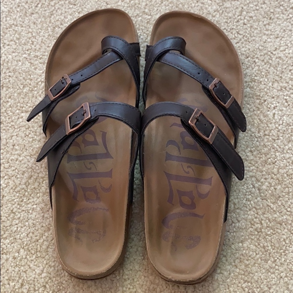 Brown sandals